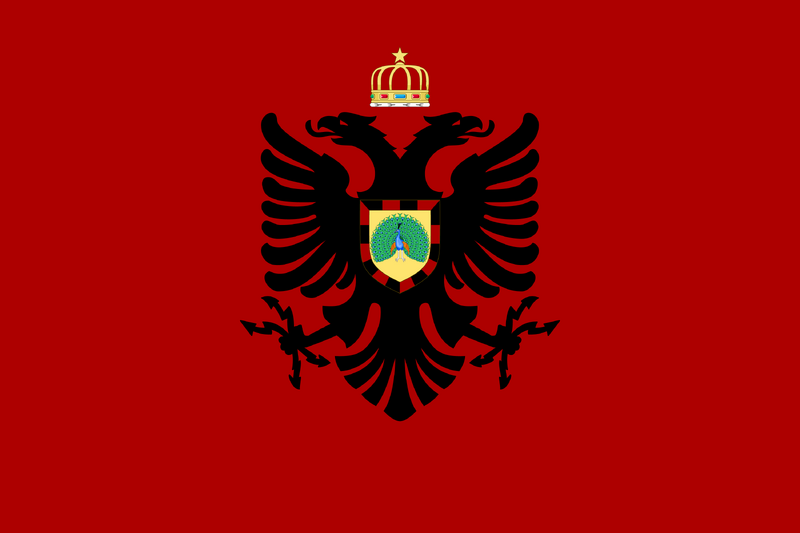 파일:Flag of principality of Albania.png